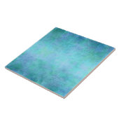 Blauwgroen blauwe, Paarse, Aqua- en Violet Waterve Tegeltje (Zijkant)