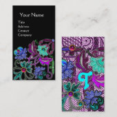 BLAUWGROEN BLAUWE PAARSE LACE-STROMEN GEMSTONES Bl Visitekaartje (Voorkant / Achterkant)