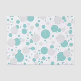 BLAUWGROEN Blauwe Polka Dot Vrijgezellenfeest Part Tissuepapier