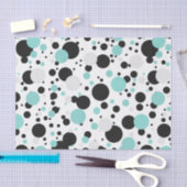 BLAUWGROEN Blauwe Polka Dot Vrijgezellenfeest Part Tissuepapier (Craft)