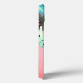 BLAUWGROEN BLAUWE ROZEN, PINK ANEMONE FLOWERS MONO Case-Mate iPhone CASE (Achterkant / Rechts)