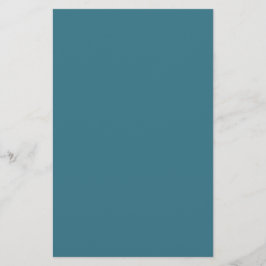 Blauwgroen blauwe, vaste kleur briefpapier