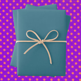 Blauwgroen blauwe, vaste kleur inpakpapier vel