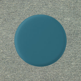 Blauwgroen blauwe, vaste kleur ronde button 3,2 cm