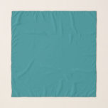 Blauwgroen blauwe vaste kleur, sjaal<br><div class="desc">Blauwgroen blauwe vaste kleur (komt overeen met het patroon van tropische bladeren).</div>