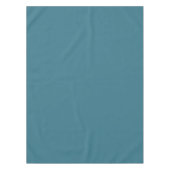 Blauwgroen blauwe, vaste kleur tafelkleed (Voorkant)