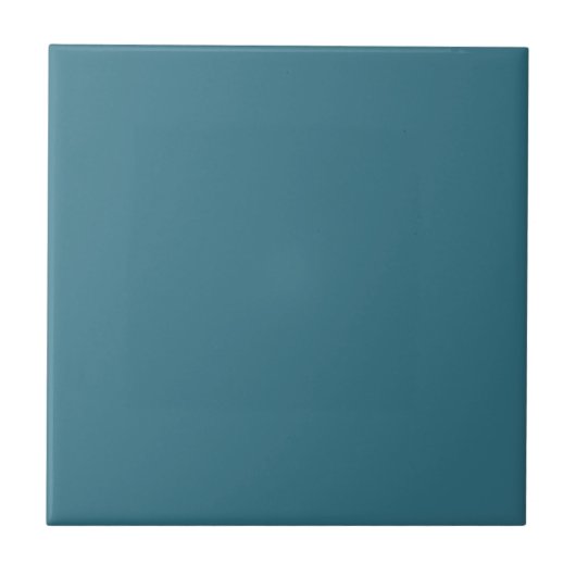 Blauwgroen blauwe, vaste kleur tegeltje (Voorkant)