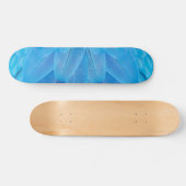 Blauwgroen Blauwe Veren van de Macaw Parrot Persoonlijk Skateboard (Horizontaal)