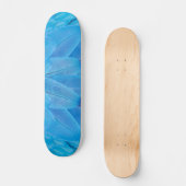 Blauwgroen Blauwe Veren van de Macaw Parrot Persoonlijk Skateboard (Voorkant)
