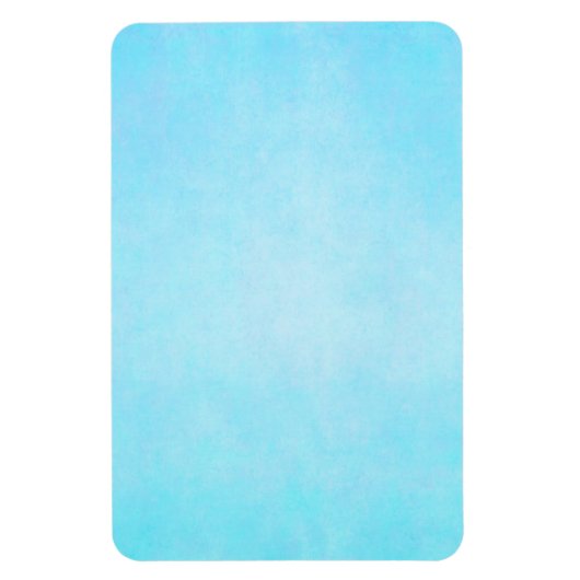 Blauwgroen blauwe Waterverf Sjabloon blanco Magneet (Verticaal)