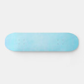 Blauwgroen blauwe Waterverf Sjabloon blanco Skateboard (Horizontaal)