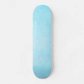 Blauwgroen blauwe Waterverf Sjabloon blanco Skateboard (Voorkant)