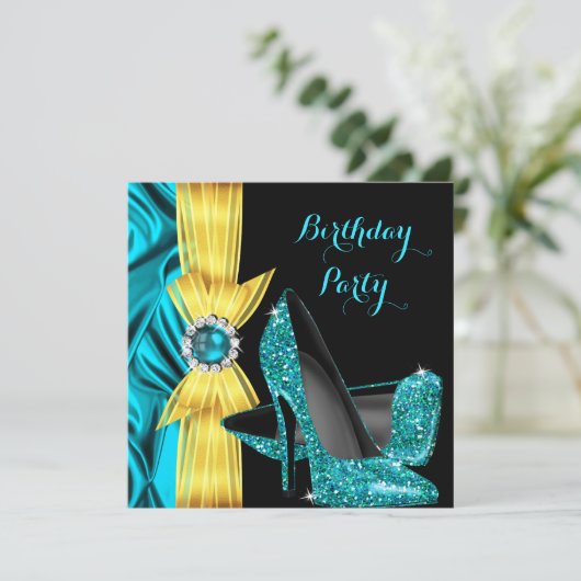 Blauwgroen Blauwe Zijde Zijde van de Dag van de Da Kaart (Staand voorkant)