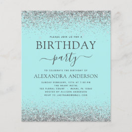 Blauwgroen blauwe zilver, elke dag van de zondag