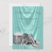 Blauwgroen blauwe zilverschoen om het even welk aa kaart (Voorkant)