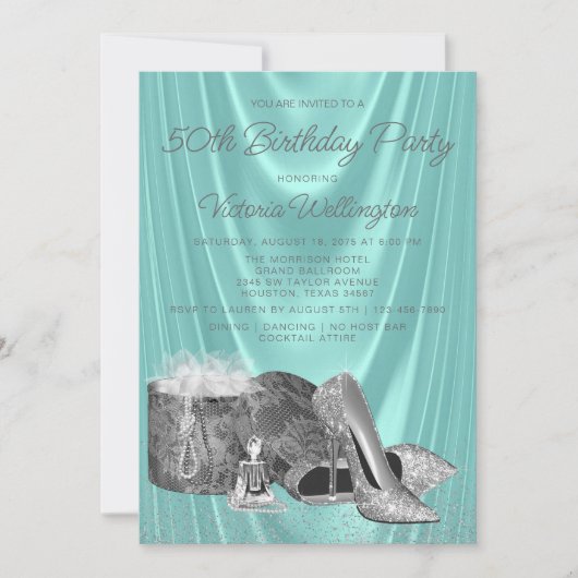 Blauwgroen blauwe zilverschoen om het even welk aa kaart (Voorkant)