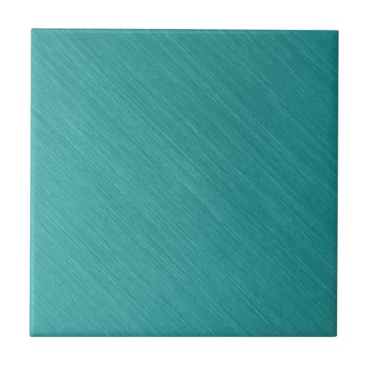 Blauwgroen blikash001 geborsteld tegeltje (Voorkant)