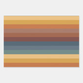 BLAUWGROEN BLUE BROWN TAN YELLOW HERFST AUTUMN PAT INPAKPAPIER VEL (Voorkant 2)