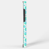Blauwgroen Blue Bubbles Summer Modern Custom Monog Samsung Galaxy Hoesje (Rechterkant)