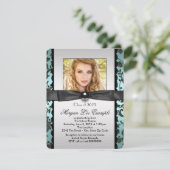 Blauwgroen Blue Class van het Afstuderen 2015 Kaart (Staand voorkant)