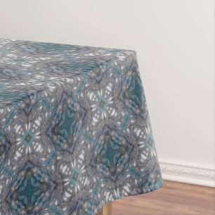Blauwgroen Blue Diamond Filigree Tafelkleed