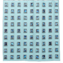 Blauwgroen Blue en Golden Gem Modern