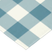 Blauwgroen Blue Gingham / Buffalo Check Tablecloth Tafelkleed (Gekanteld)