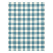 Blauwgroen Blue Gingham / Buffalo Check Tablecloth Tafelkleed (Voorkant)