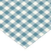 Blauwgroen Blue Gingham Cotton Tablecloth Tafelkleed (Gekanteld)