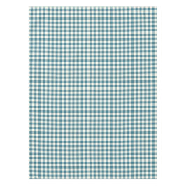 Blauwgroen Blue Gingham Cotton Tablecloth Tafelkleed