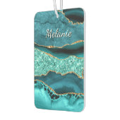 Blauwgroen Blue Gold luchtverfrisser met aangepast (Links)