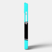 BLAUWGROEN BLUE Monogram Initiaal Scroll IPAD AIR  Case-Mate iPhone Case (Achterkant / Links)