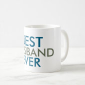 Blauwgroen Blue Pine Green Beste Man Ooit Koffiemok (Voorkant rechts)