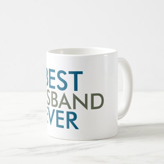 Blauwgroen Blue Pine Green Beste Man Ooit Koffiemok (Voorkant rechts)