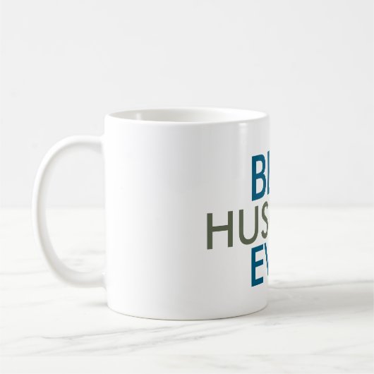 Blauwgroen Blue Pine Green Beste Man Ooit Koffiemok (Links)