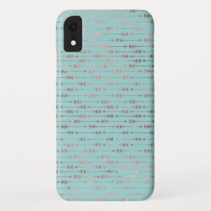 Blauwgroen Blush Pink Rose Gold Tribal Boho Arrow Case-Mate iPhone Case