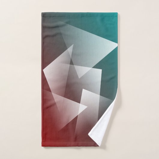 blauwgroen bogungothit bad handdoek (Handdoek)