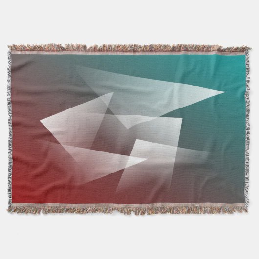 blauwgroen bogungothit deken (Voorkant)