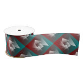 blauwgroen bogungothit satijnen lint (Spoel)