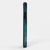 Blauwgroen bokeh bladeren Case-Mate iPhone case (Achterkant/rechts)