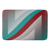 blauwgroen bolvormig bolvormig effect badmat (Voorkant)