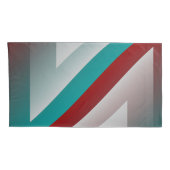 blauwgroen bolvormig bolvormig effect kussensloop (Achterkant-Rechts)