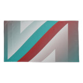 blauwgroen bolvormig bolvormig effect kussensloop (Achterkant-Links)