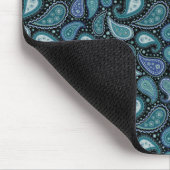  Blauwgroen boomgaard Paisley Blue Muismat (Hoek)