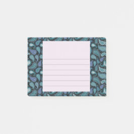  Blauwgroen boomgaard Paisley Blue Post-it® Notes