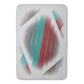 Blauwgroen bordeauxspinning badmat (Voorkant Verticaal)