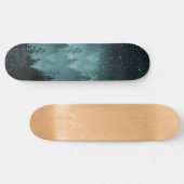 Blauwgroen bosecolaxie Dream #1 #decor #art Persoonlijk Skateboard (Horizontaal)