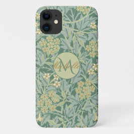  Blauwgroen botanische en groene flora Case-Mate iPhone Case