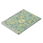  Blauwgroen botanische en groene flora Notitieboek (Linkerzijde)