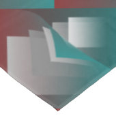 Blauwgroen Bourgondische grijze pagina's Tafelkleed (Gekanteld)